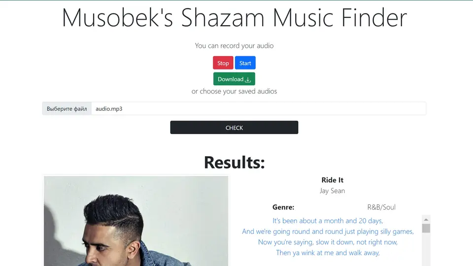 Music finder