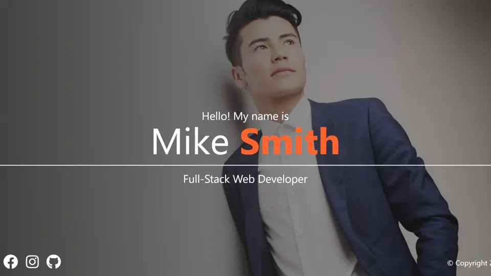 Portfolio in Sass
