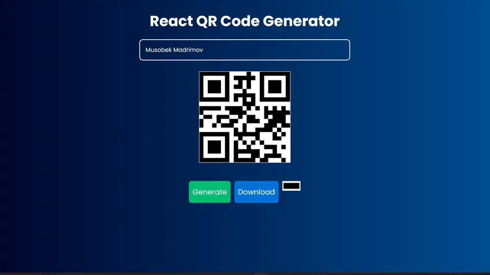 QR code generator