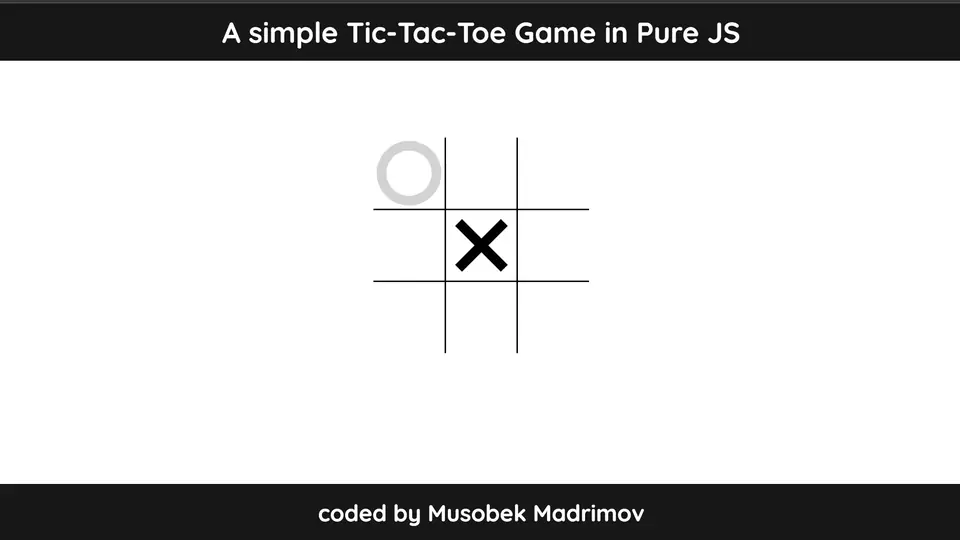 Tic-tac-toe