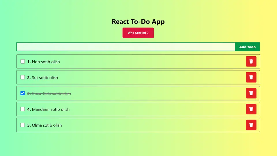 To-do app